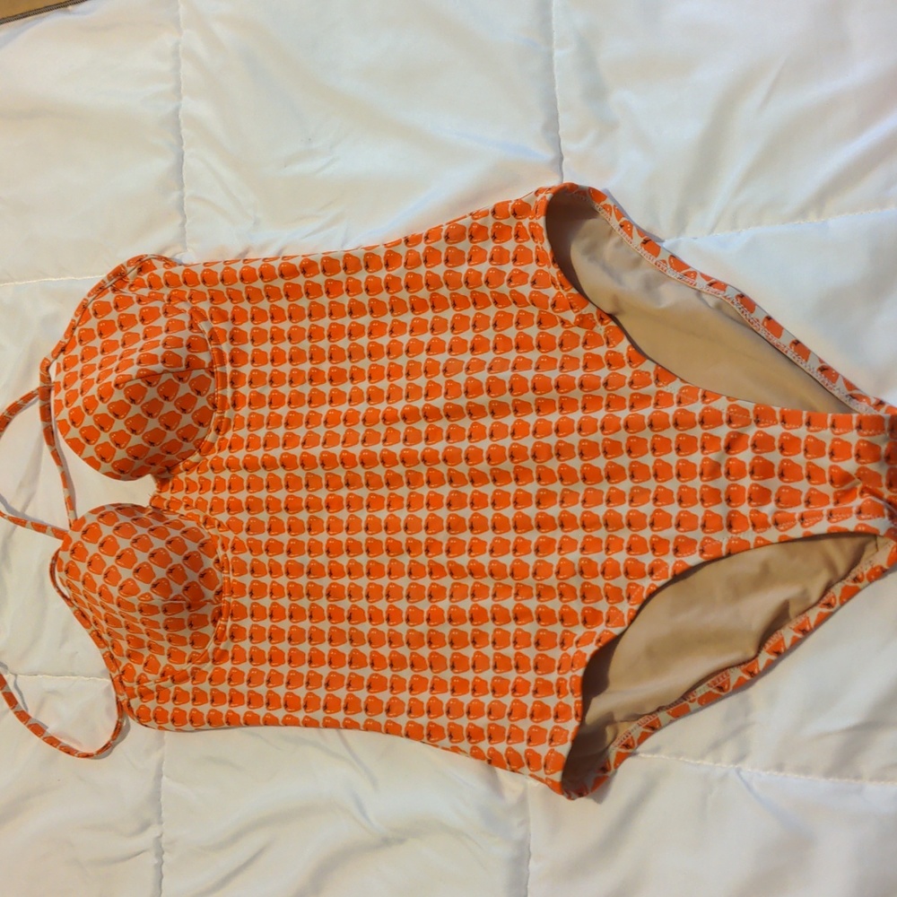 J.crew one piece swimsuit pepper print